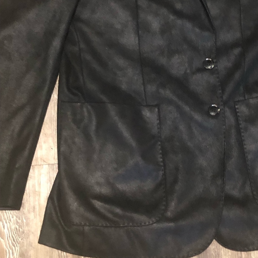 Mantoni Tony Blazer Men's 40 Black Button Up Sport Coat Milan Italy - Picture 4 of 9
